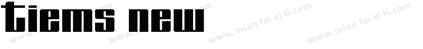 tiems new字体转换